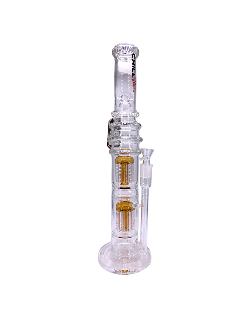 20" Double Chamber Stacked Tree Perc Water Pipe