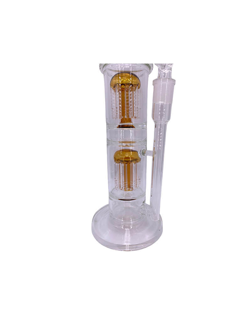 20" Double Chamber Stacked Tree Perc Water Pipe