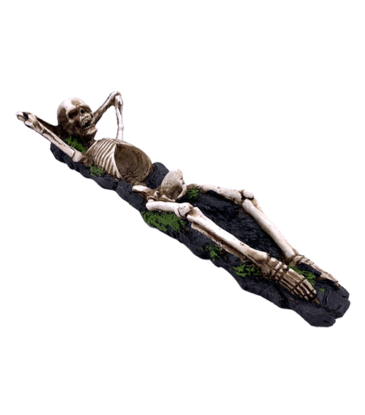 Fantasy Gifts Sleeping Skeleton Incense Burner