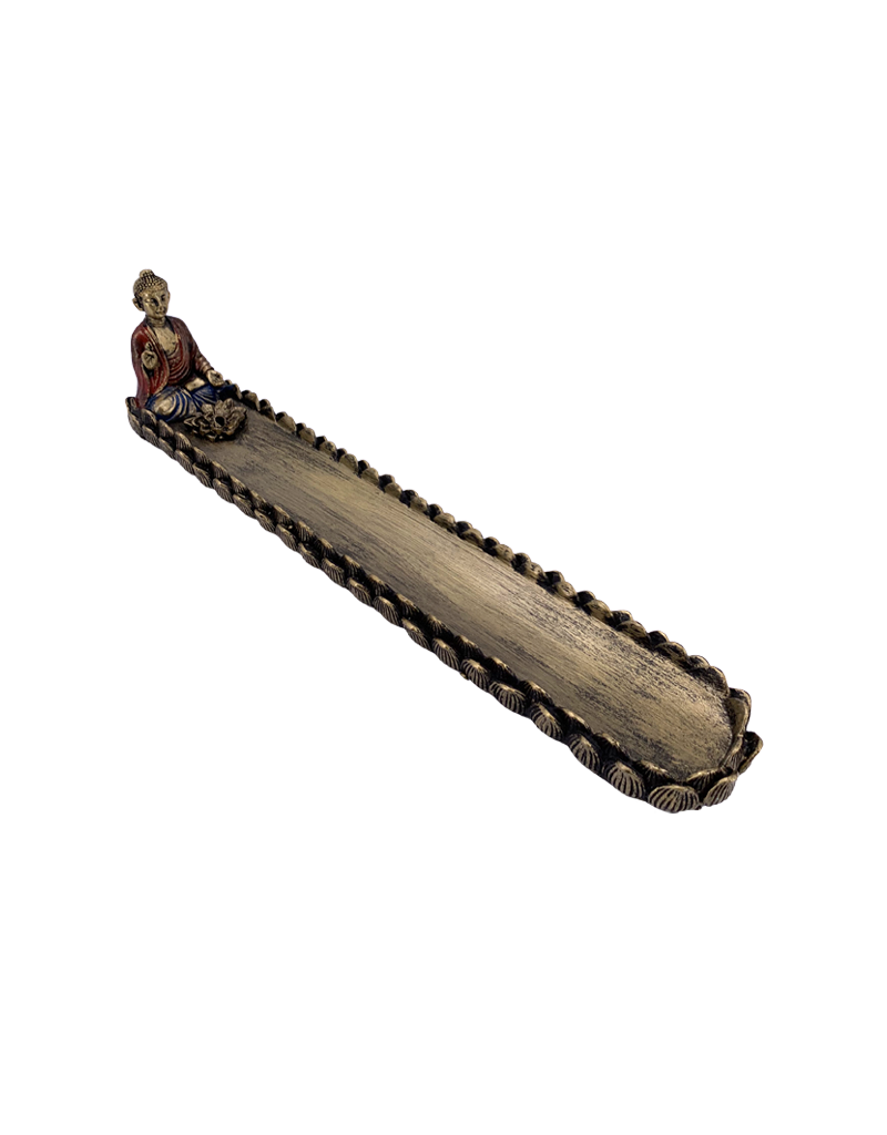 Lotus Buddha Boat Incense Burner