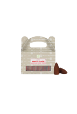 Satya Backflow Incense Cones White Sage 24 Count