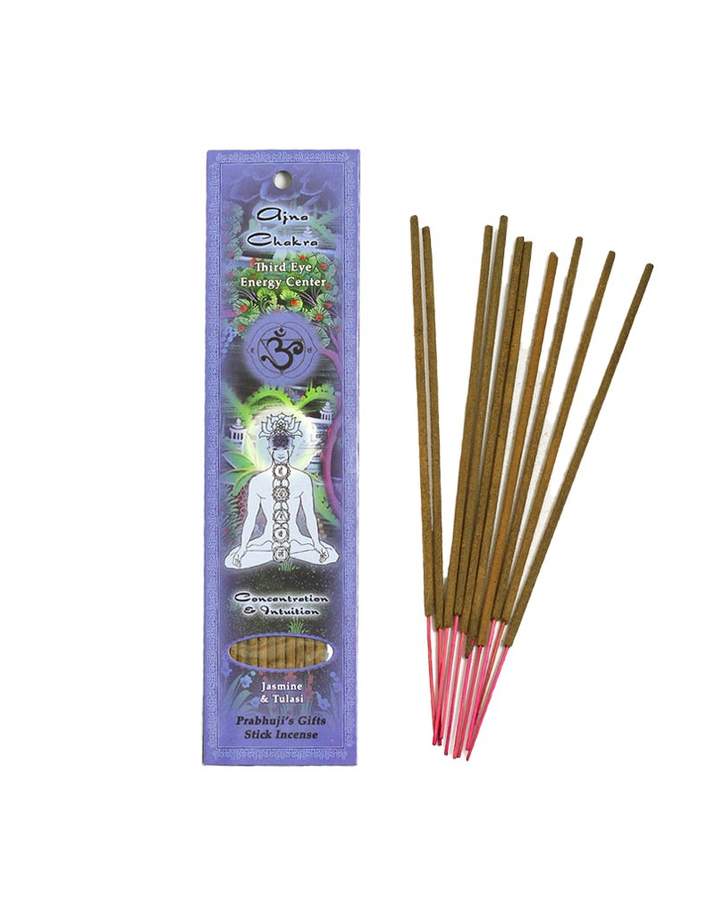 Ajne Chakra Concentration and Intuition Incense 10 Sticks