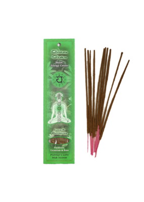 Anahata Chakra Love and Sensitivity Incense 10 Sticks