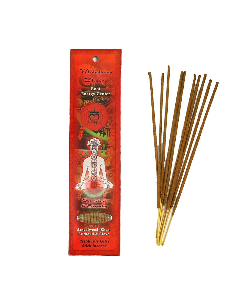 Muladhara Chakra Grounding and Serenity Incense 10 Sticks