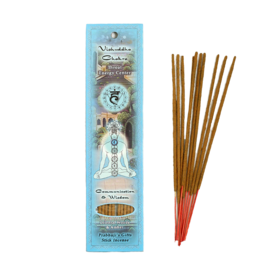 Vishuddha Chakra Communication and Wisdom Incense 10 Sticks