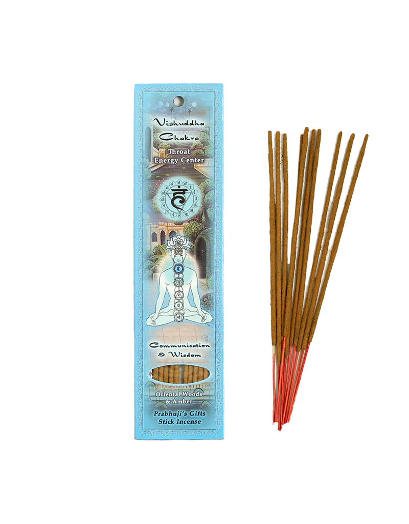 Vishuddha Chakra Communication and Wisdom Incense 10 Sticks