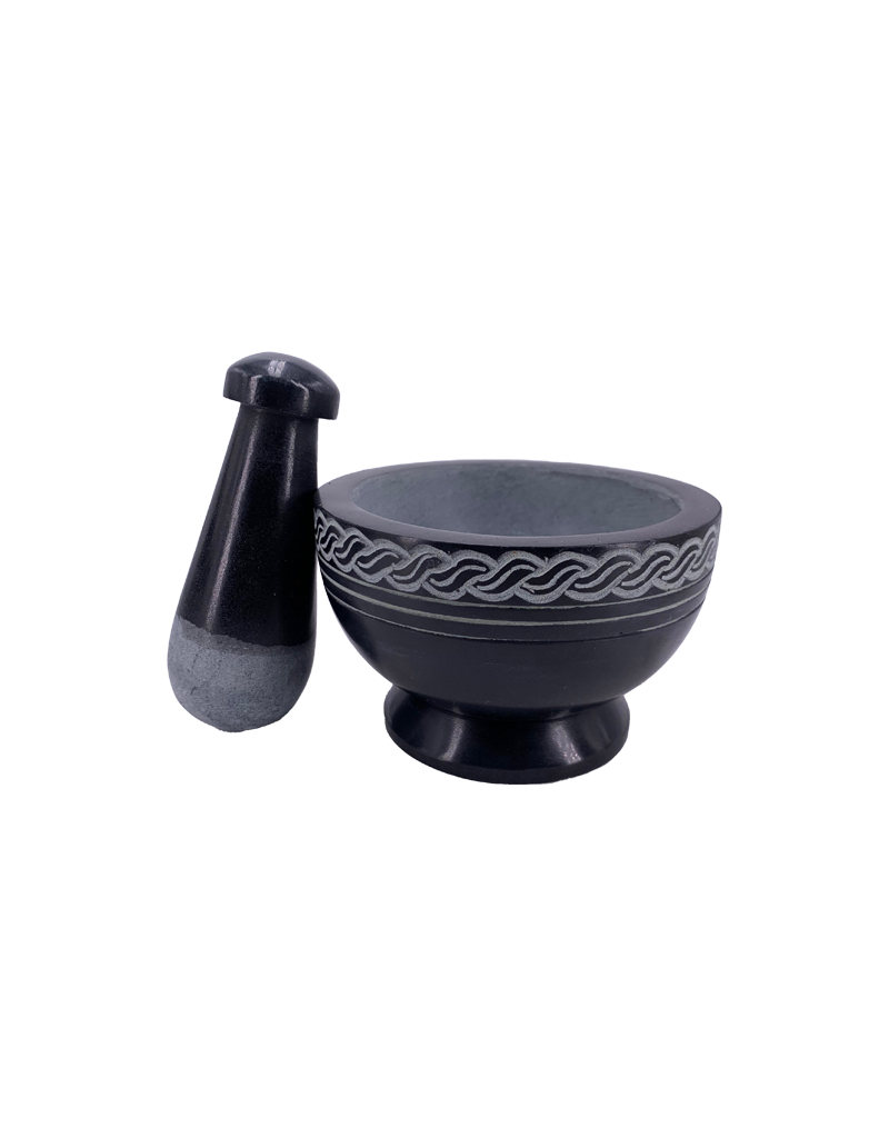 Celtic Knot Mortar and Pestle 4"D