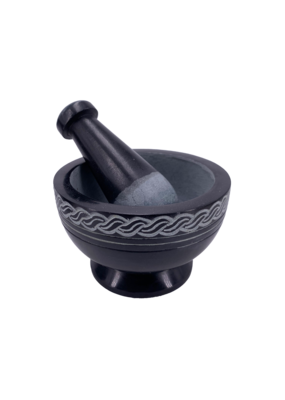 Celtic Knot Mortar and Pestle 4"D