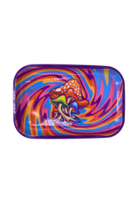 Mushroom Rainbow Swirl Rolling Tray