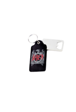 Slayer Eagle Leather Bottle Opener Keychain