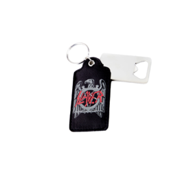 Slayer Eagle Leather Bottle Opener Keychain