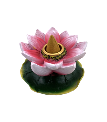 Fantasy Gifts Small Lotus Flower Backflow Incense Burner