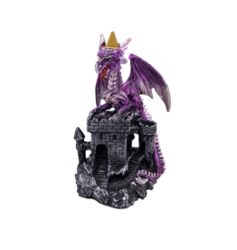 Dragon Castle Backflow Incense Burner Purple
