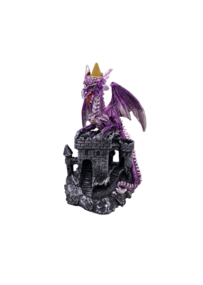 Dragon Castle Backflow Incense Burner Purple