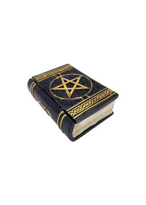 Pentagram Book Box 6" x 4" Black and Gold
