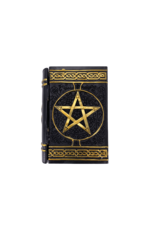 Pentagram Book Box 6" x 4" Black and Gold