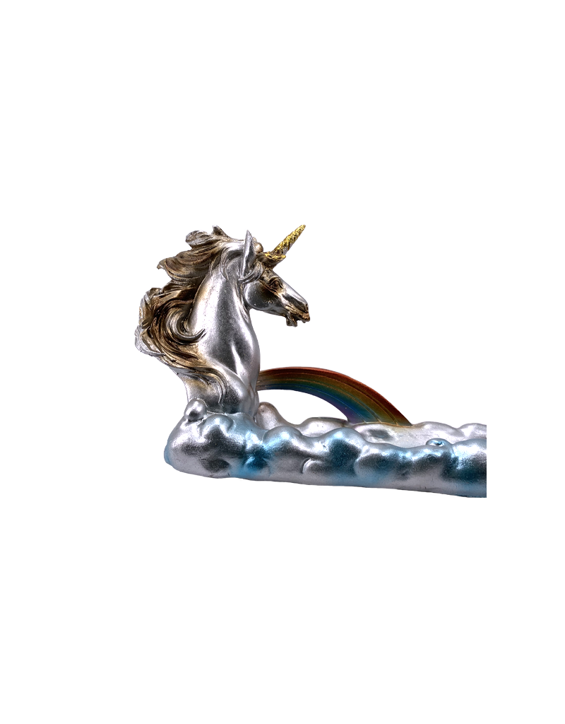 Rainbow Unicorn Boat Incense Burner