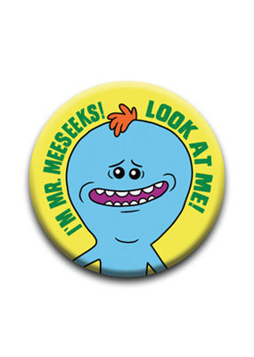 Rick & Morty - Mr Meeseeks Button 1.25