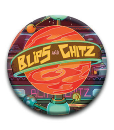 NMR Brands Rick & Morty - Chitz Globe Button 1.25