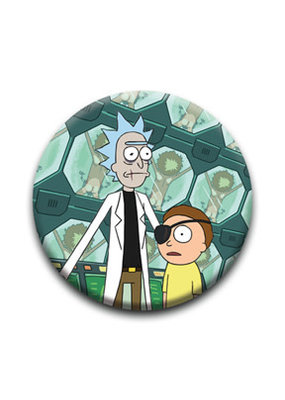 Rick and Morty Buttons - 144 Piece Bucket