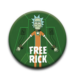 Rick & Morty - Free Rick Button 1.25