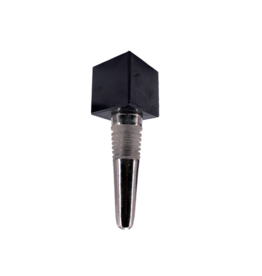 Tourmaline Gemstone Cube Bottle Stopper