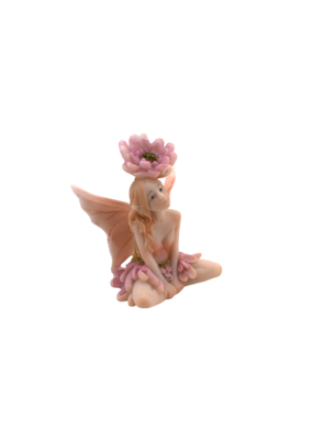 Flower Fairy Figurine 3"H