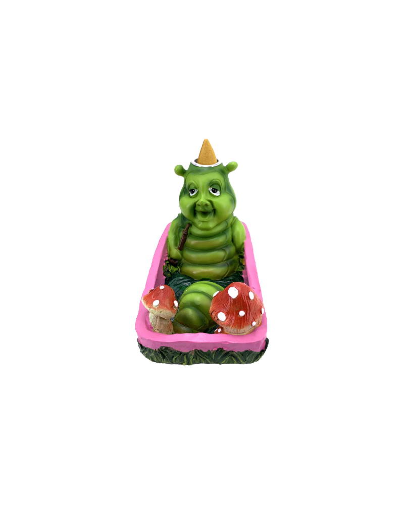 Smoking Caterpillar Backflow Incense Burner