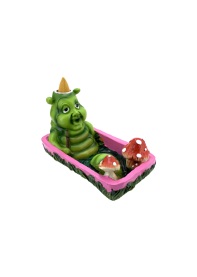 Smoking Caterpillar Backflow Incense Burner