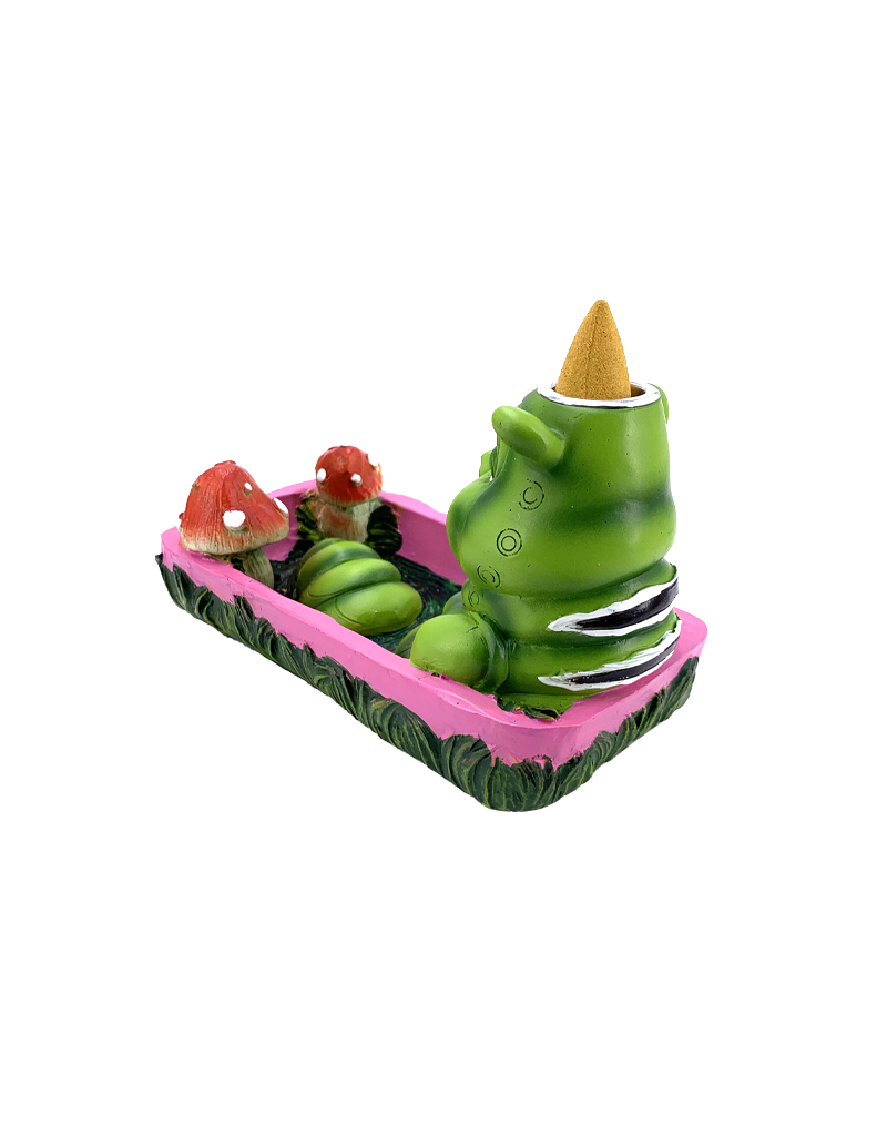 Smoking Caterpillar Backflow Incense Burner