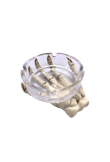 Skeleton Hand Ashtray 5"D