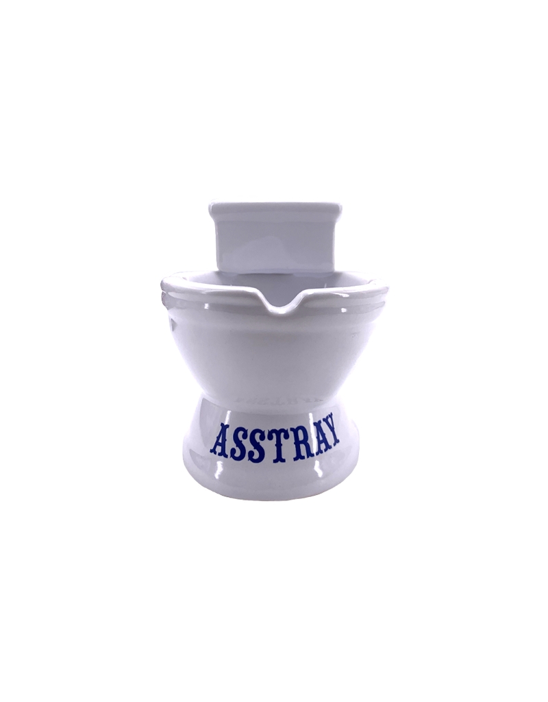 Asstray Toilet Ashtray 4"D
