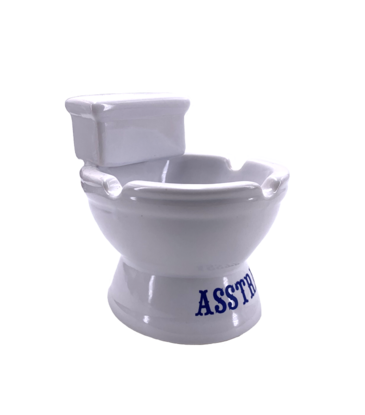 Asstray Toilet Ashtray 4"D