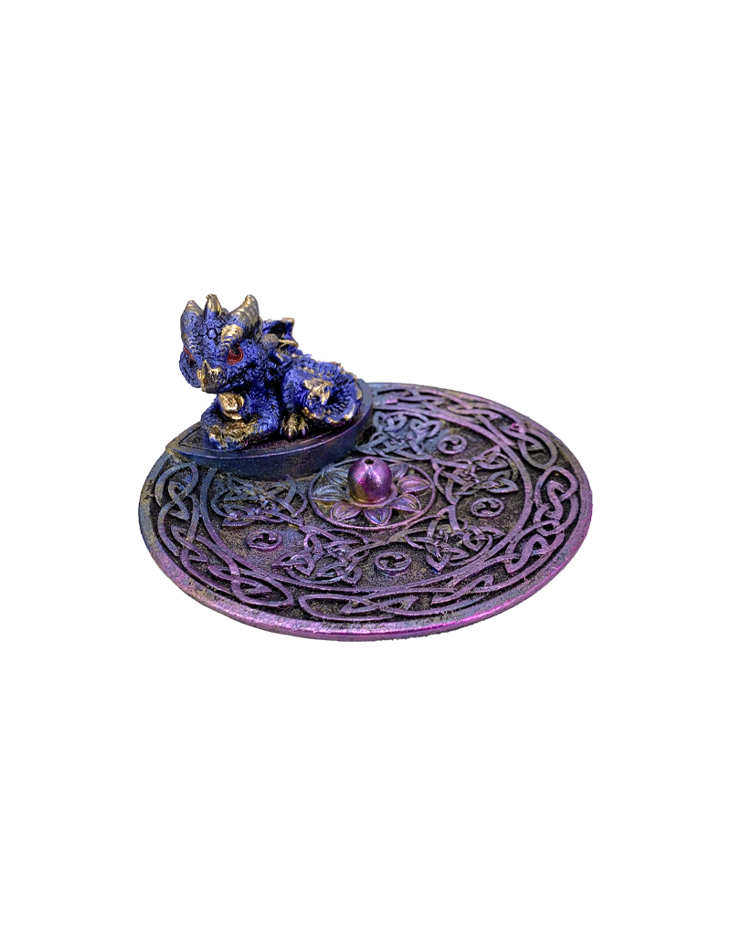 Baby Dragon Incense Burner and Ashtray 4.5"D