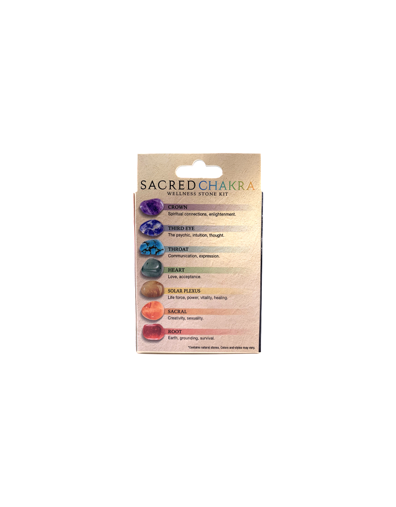 Sacred Chakra Wellness Stone Kit