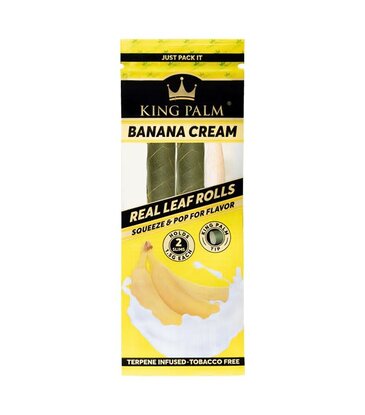 King Palm King Palm Slim 2 Pack Banana Cream
