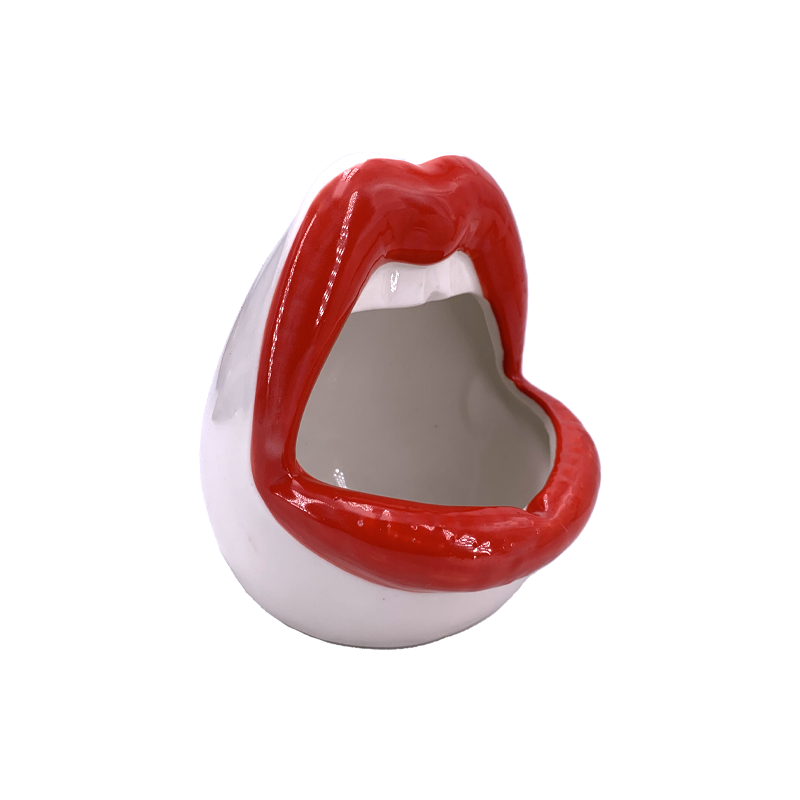 Lips Ceramic Ashtray 4D Red - Mushroom New Orleans