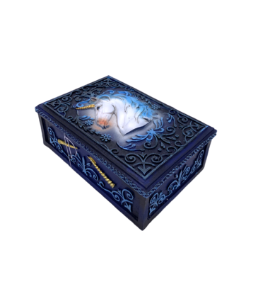 Unicorn Tarot Card Storage Box 4" x 6"