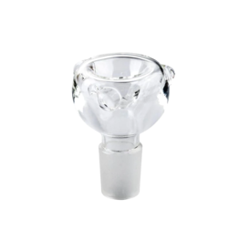 18mm Clear Double Wall Water Pipe Bowl