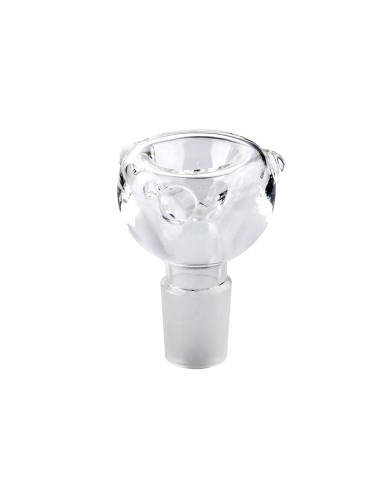 18mm Clear Double Wall Water Pipe Bowl