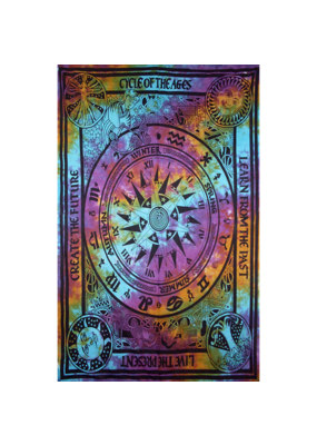 Life Cycle Tapestry Tie Dye