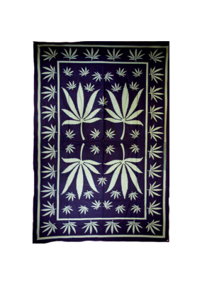 Green Leaf Tapestry