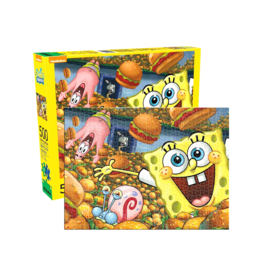 Sponge Bob Square Pants Cheeseburgers 500 Piece Puzzle