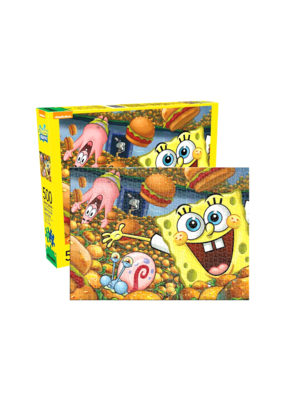 Sponge Bob Square Pants Cheeseburgers 500 Piece Puzzle