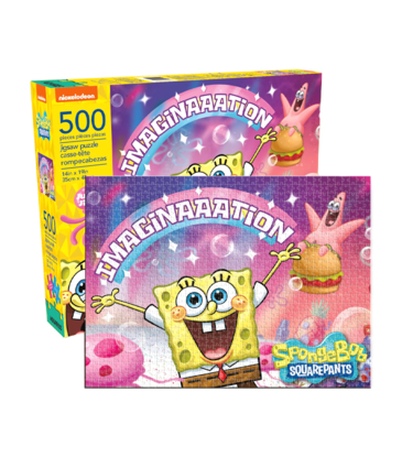 NMR Brands Sponge Bob Square Pants Imaginaaation 500 Piece Puzzle
