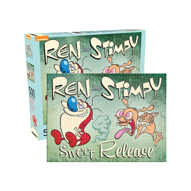 Aquarius Ren & Stimpy Puzzle 500 Piece - Urban Attitude