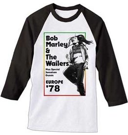 Bob Marley - Europe '78 Baseball Shirt