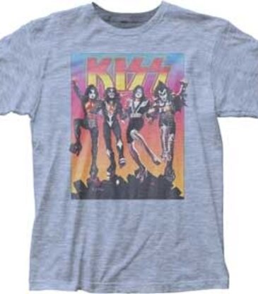 KISS - Vintage Destroyer Fitted Jersey T-Shirt