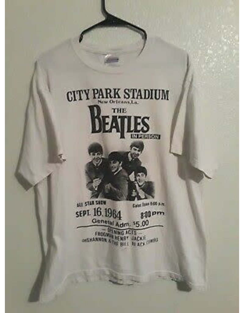 The Beatles - City Park Stadium Playbill T-Shirt