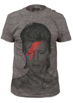 David Bowie - Aladdin Sane Big Print Subway T-Shirt